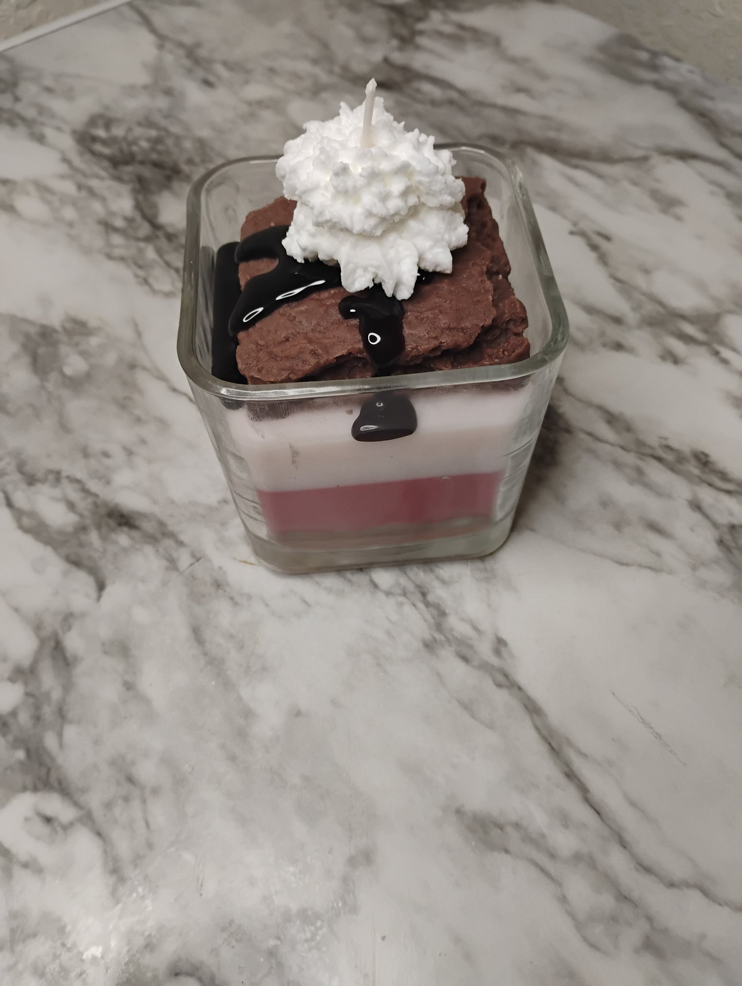 Cherry Brownie Parfait candle