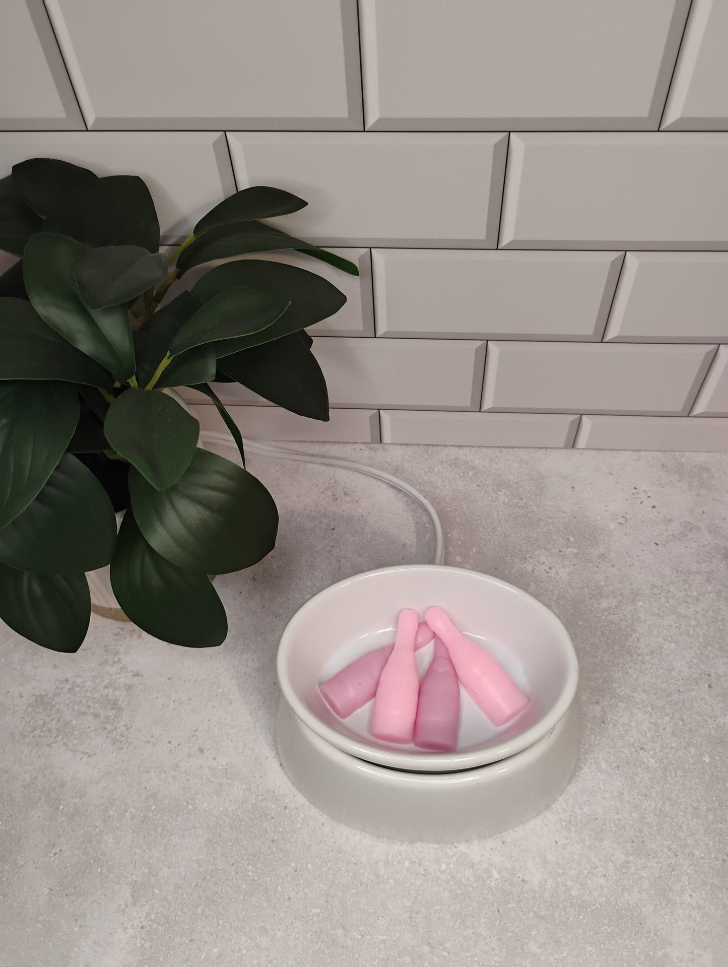 Wine bottle wax melts